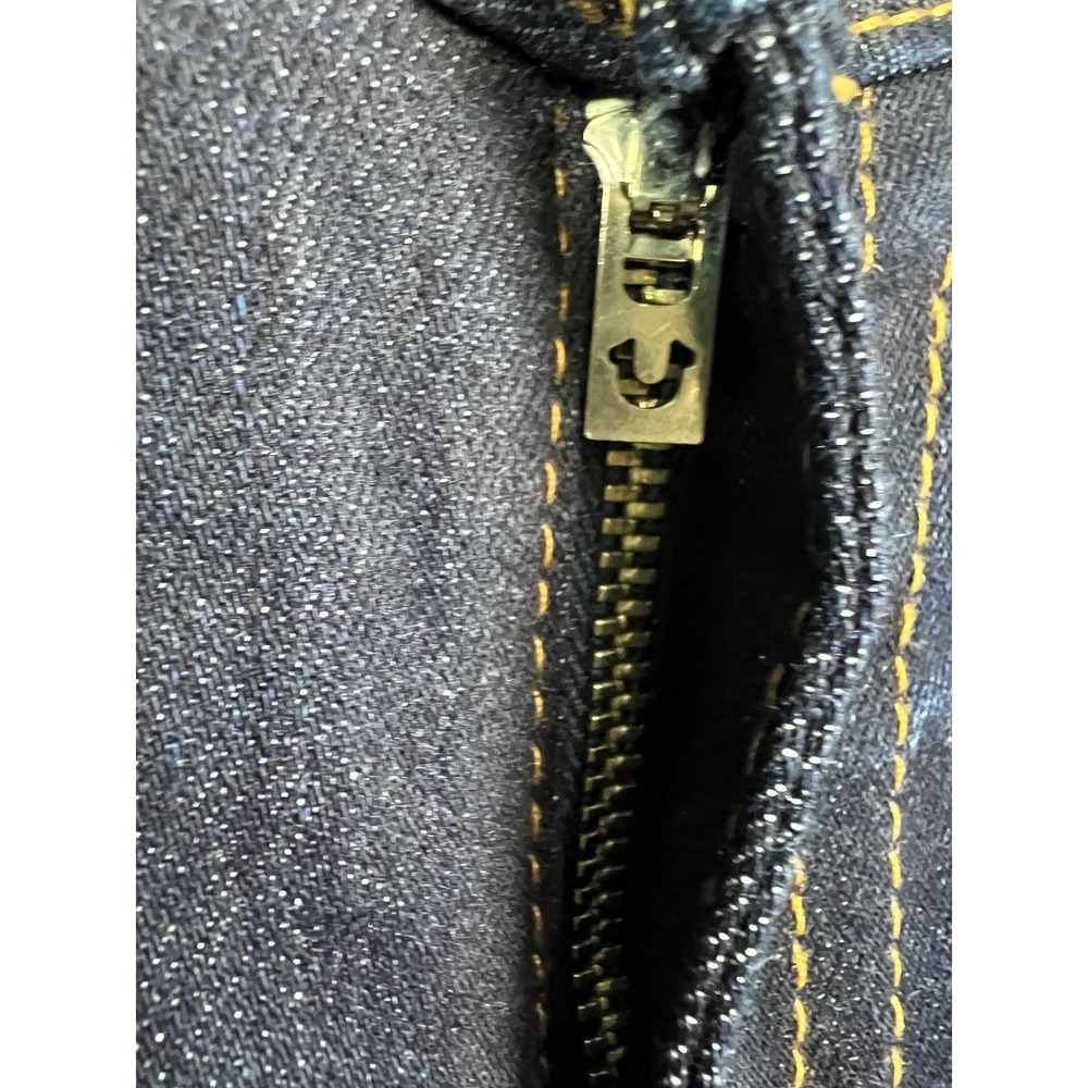 True Religion Skinny Jeans Women 32 Blue Logo Waistband Super Stretch Denim PF17 - Picture 13 of 16
